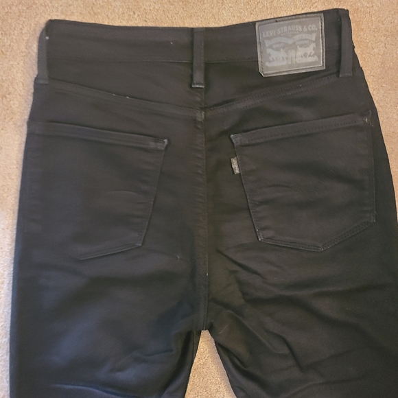 721 Black Levi High Rise Skinny Jeans - Picture 4 of 5